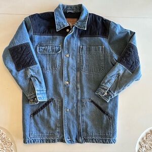 Vtg Arizona Denim Barn Coat Jacket Quilted Y2K 90s Kids L  Women’s XS-Small